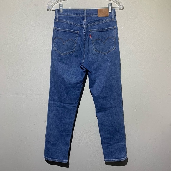 Levi’s 724 HIGH RISE SLIM STRAIGHT CROP WOMEN'S JEANS - Picture 7 of 8